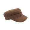 fini. Brown Olive Boater Hat