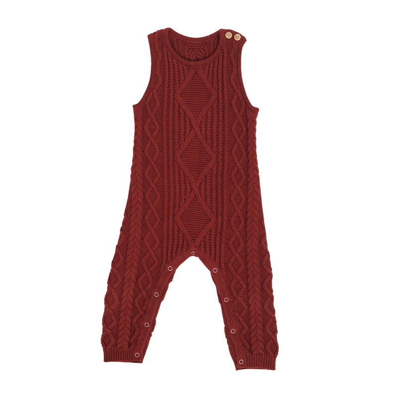 Cable Knit One-Piece - Ketchup