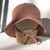 fini. Brown Olive Boater Hat