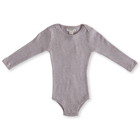 Ribbed Essential Bodysuit - Oatmeal