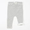 Lined Striped Slouch Pants