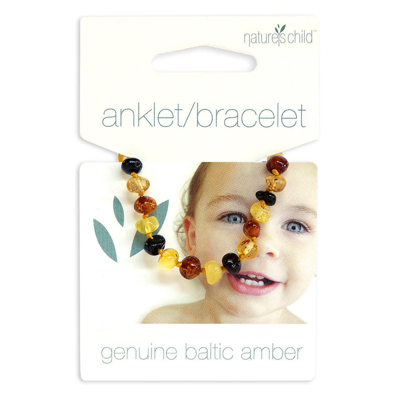 Amber Teething Bracelet/Anklet - Mixed