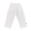 Cropped Slouchie Pants - White