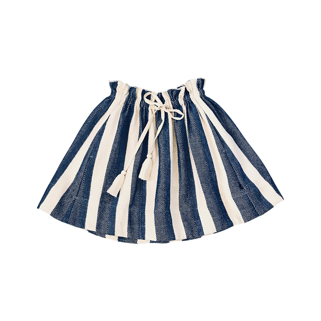 Daria Midi Skirt - Hamptons Stripe
