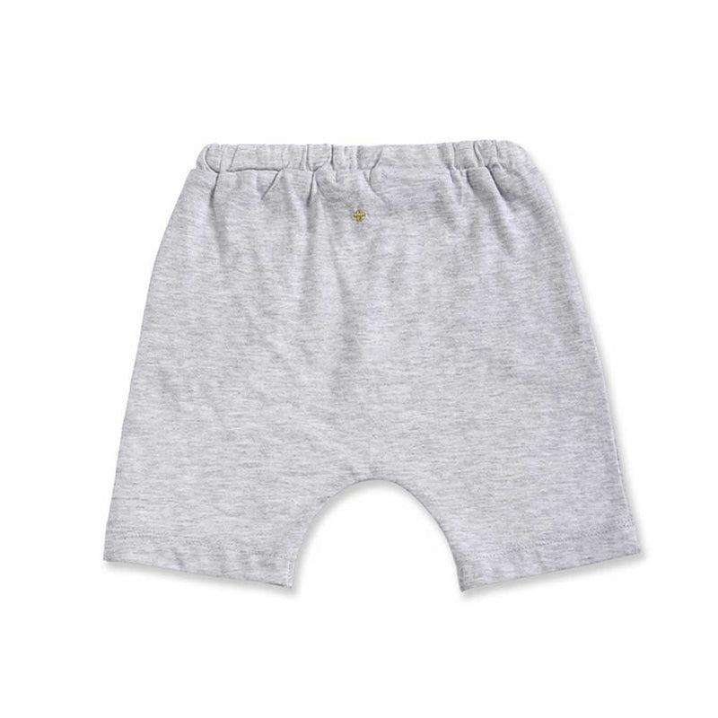 Kai Jersey Marle Shorts Light Grey