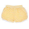 Sadie Terry Stripe Shorts Yellow Stripe