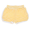 Sadie Terry Stripe Shorts Yellow Stripe