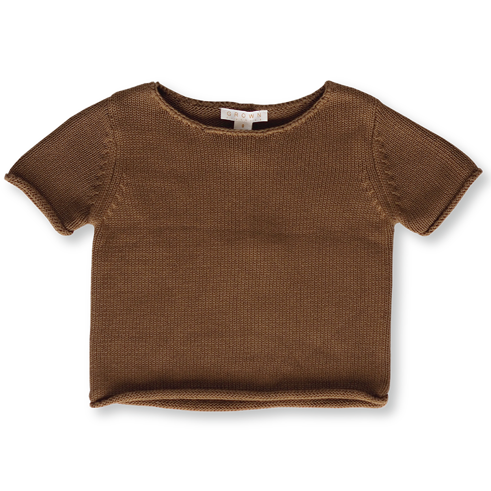 Knitted Tee - Earth