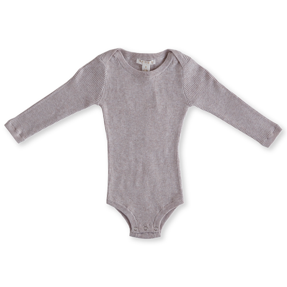 Ribbed Essential Bodysuit - Fair Lilac