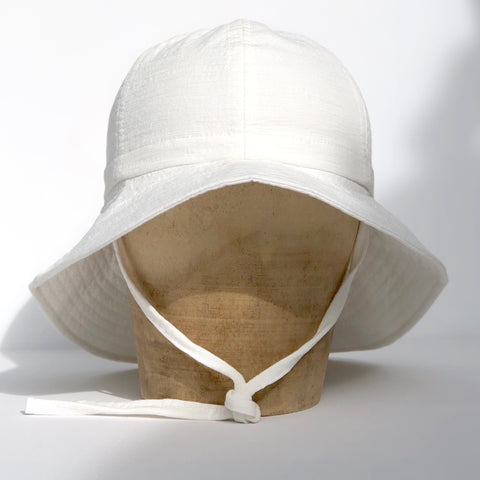 fini. Terry Towel Bucket Hat in Tan