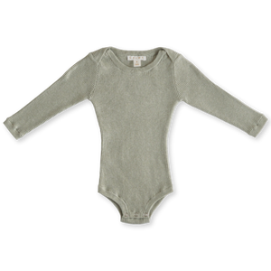 Ribbed Essential Bodysuit - Seagrass