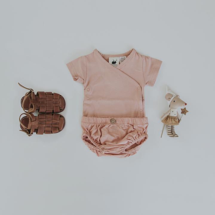 Kimono Bodysuit - Shy Pink