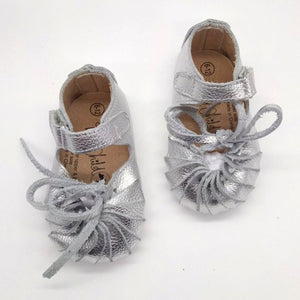 Curly Moccasin Sandals